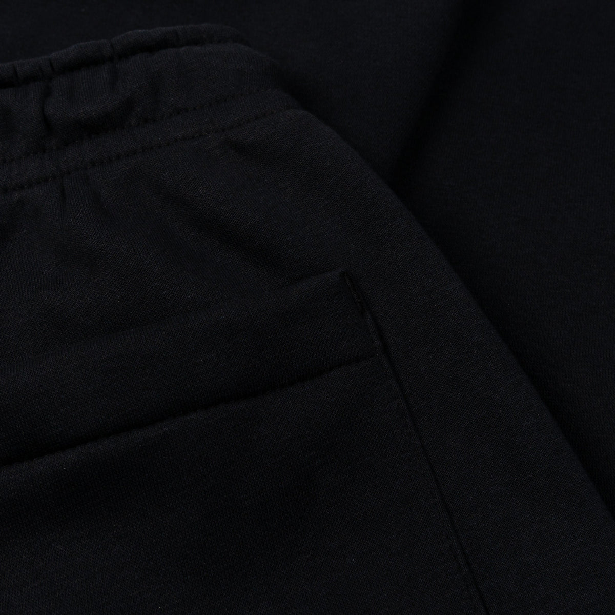 Exclusive Brooklyn Fleece Joggers Mens Pants (Black/White) — S — Side View