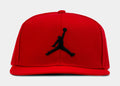 Exclusive Jumpman Pro Snapback Mens Hat (Red/Black) — S/M — Front View