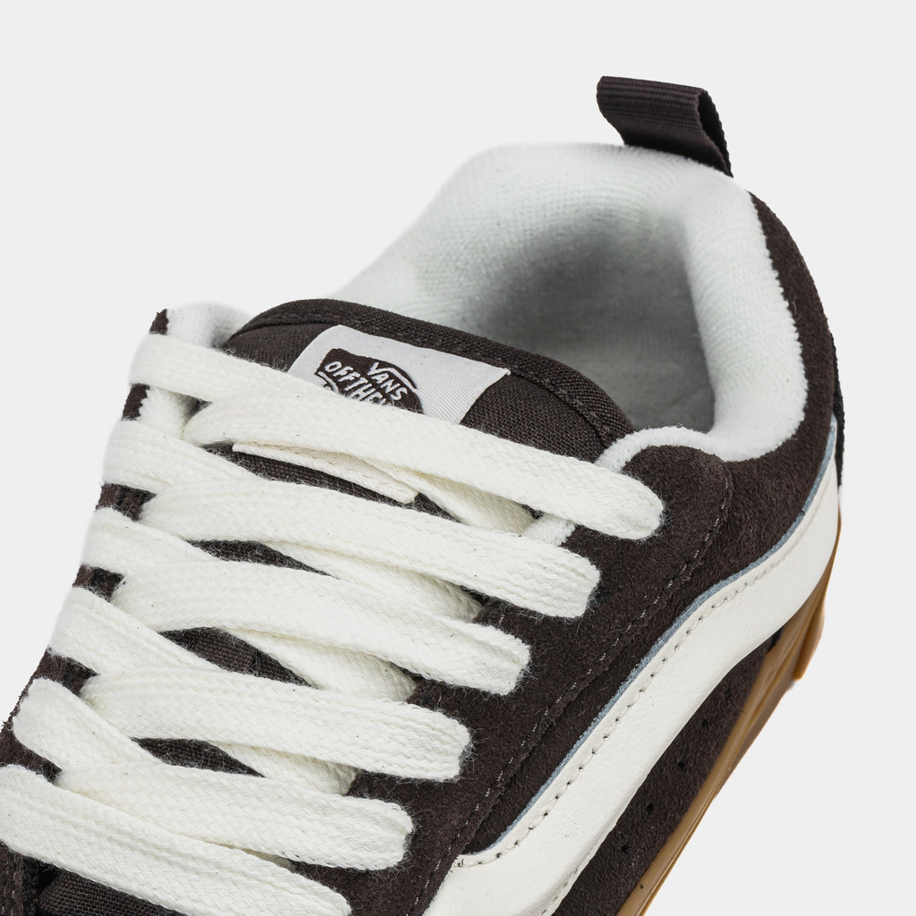 Exclusive Knu Skool Mens Skate Shoes (Black/Brown) Final Sale — 3.5 — Side View