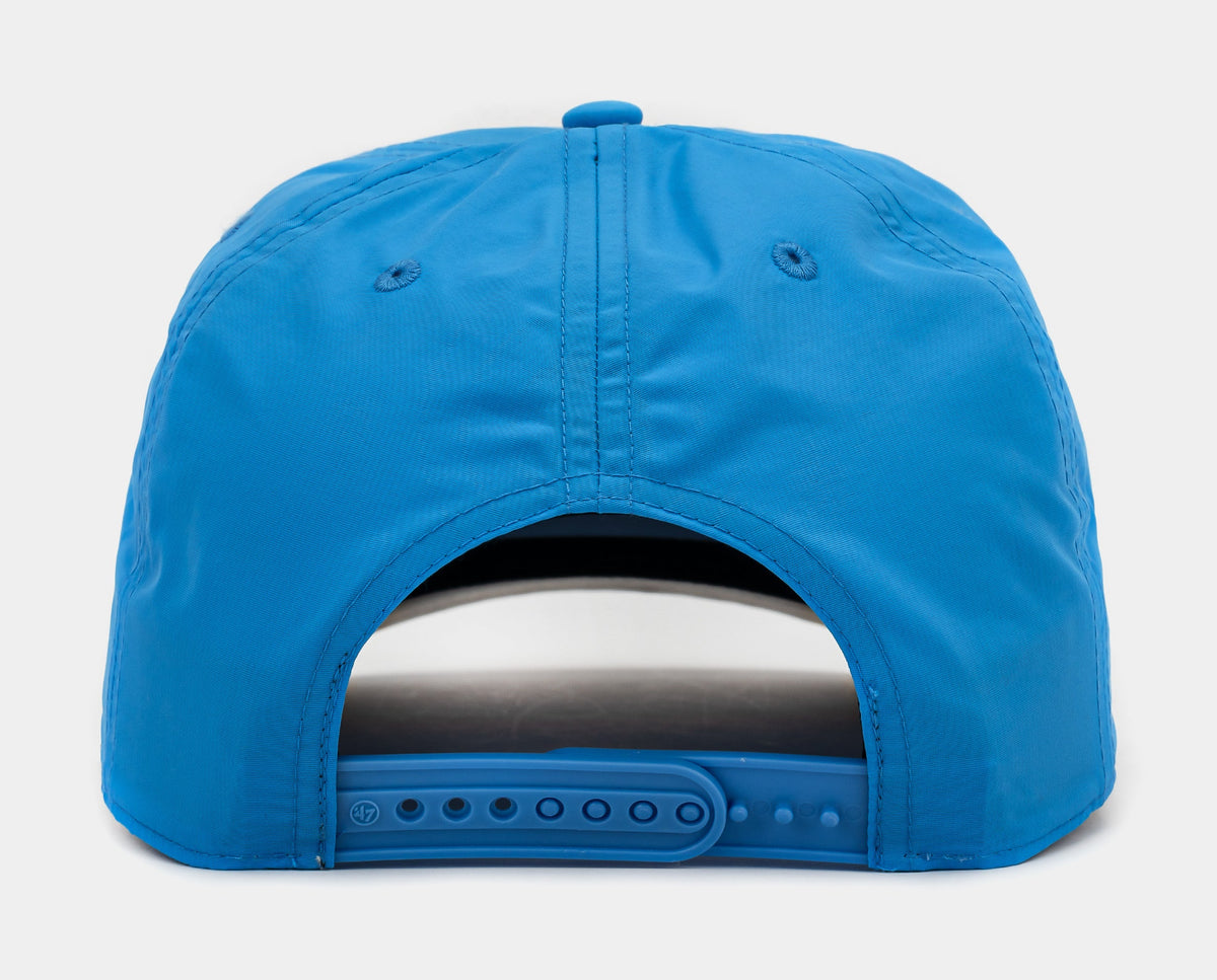 Exclusive Houston Oilers '47 Snapback Mens Hat (Blue/White) — OS — Side View
