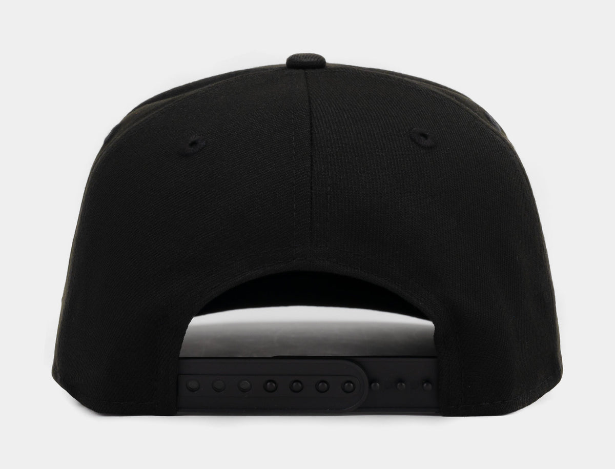 Exclusive Shoe Palace Exclusive Upside Down Metallic Chrome Las Vegas Raiders 950AF Snapback Mens Hat (Black/White) — OS — Side View
