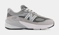 Exclusive FuelCell 990v6 Preschool Running Shoes (Grey/Silver/White) — 11C — Front View