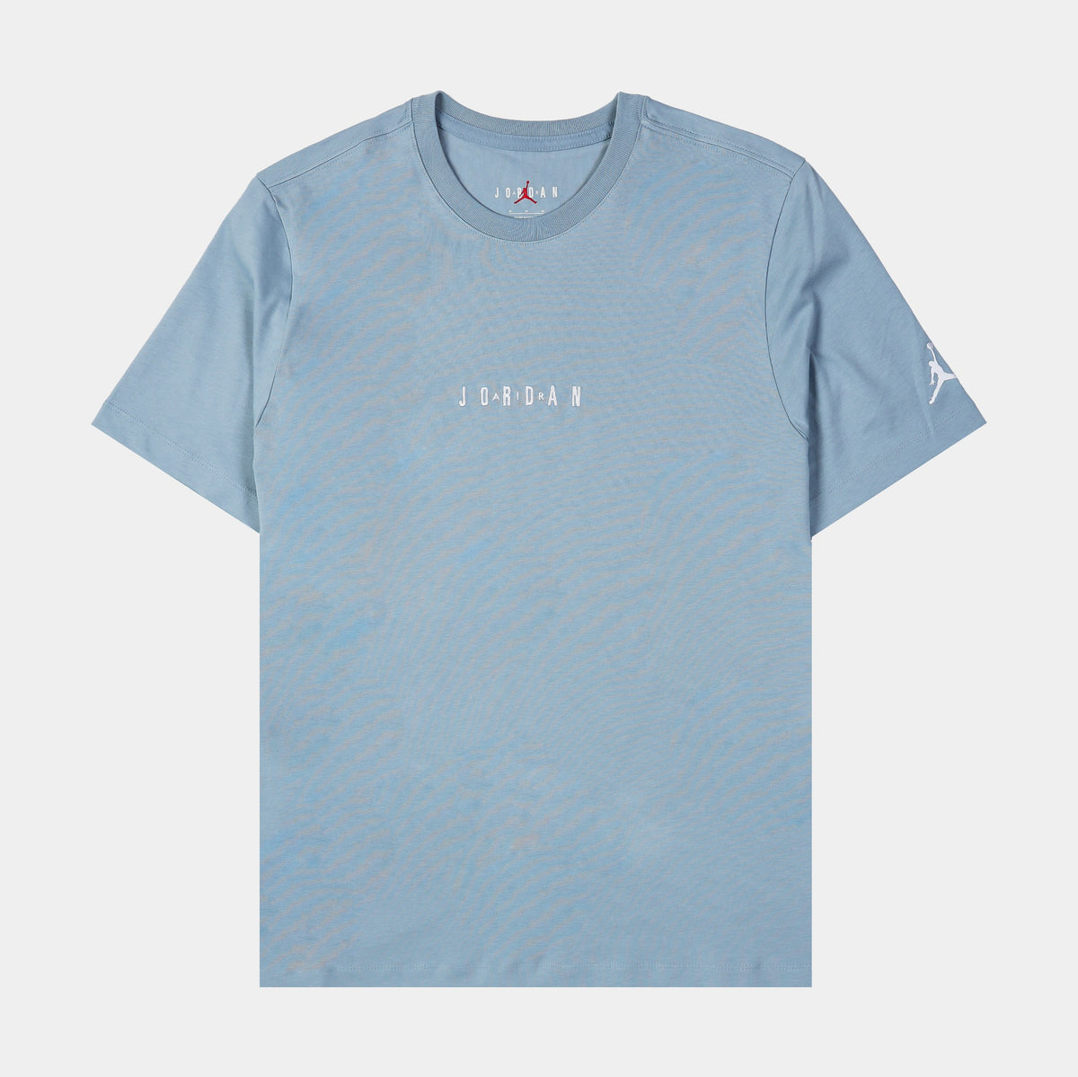 Exclusive Air EMB Mens Short Sleeve Shirt (Blue/White) — S — Front View