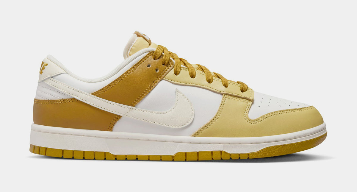 Exclusive Dunk Low Retro Mens Lifestyle Shoes (Bronzine/Coconut Milk/Sail) — 6 — Front View