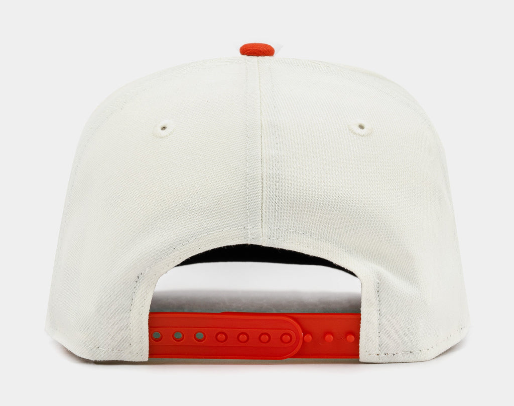 Exclusive Shoe Palace Exclusive San Francisco Giants Chrome 950AF Snapback Mens Hat (Orange/White) — OS — Back View