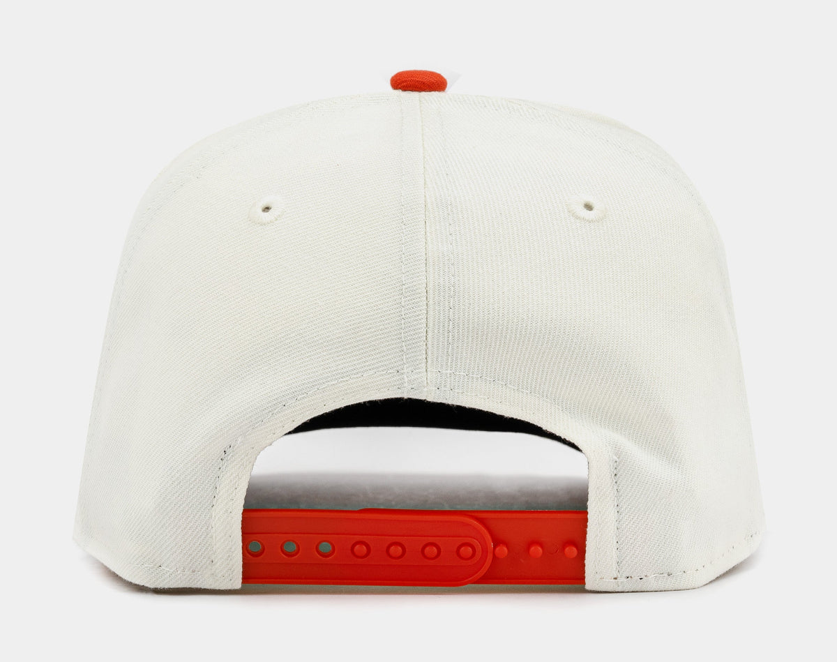 Exclusive Shoe Palace Exclusive San Francisco Giants Chrome 950AF Snapback Mens Hat (Orange/White) — OS — Back View