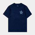 Exclusive Full Range Mens Short Sleeve Shirt (Navy) — S — Front View
