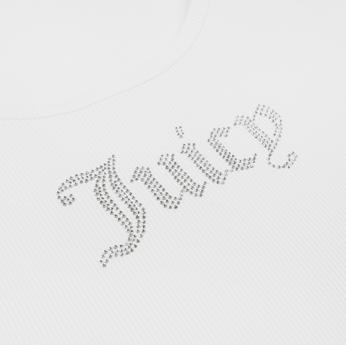 Exclusive Long Bling Top Womens Tank Top (White) — XS — Side View