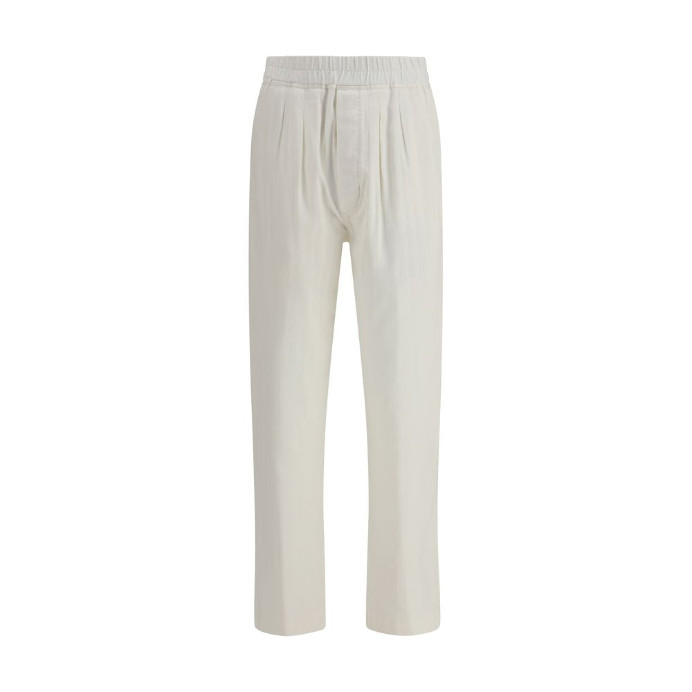 Tom Ford White Cotton Casual Men's Pants