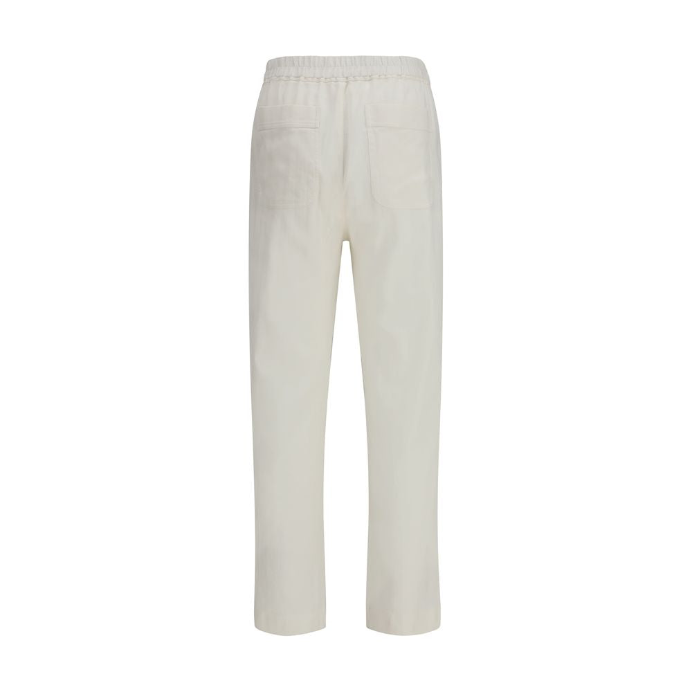Tom Ford White Cotton Casual Men's Pants