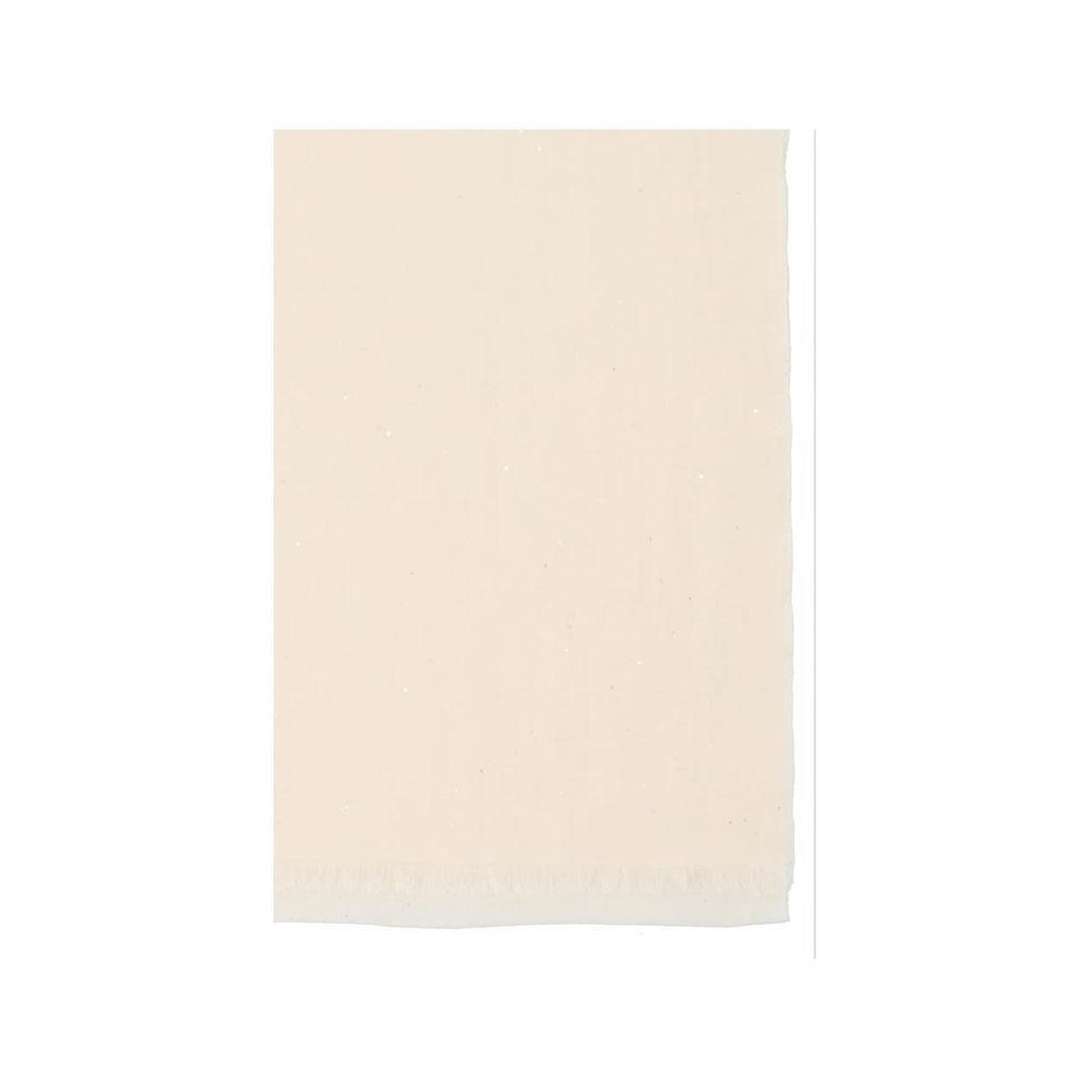 Faliero Sarti White Wool Women's Scarf
