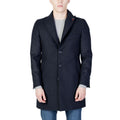 Mulish Blue Polyester Men's Coat