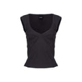 PINKO Black Nylon Women's T-Shirt