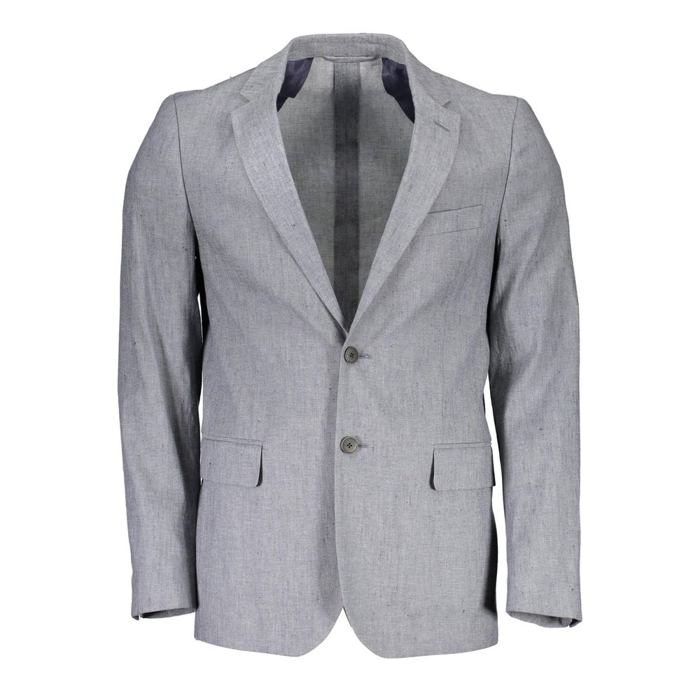 Gant Gray Cotton Men's Blazer