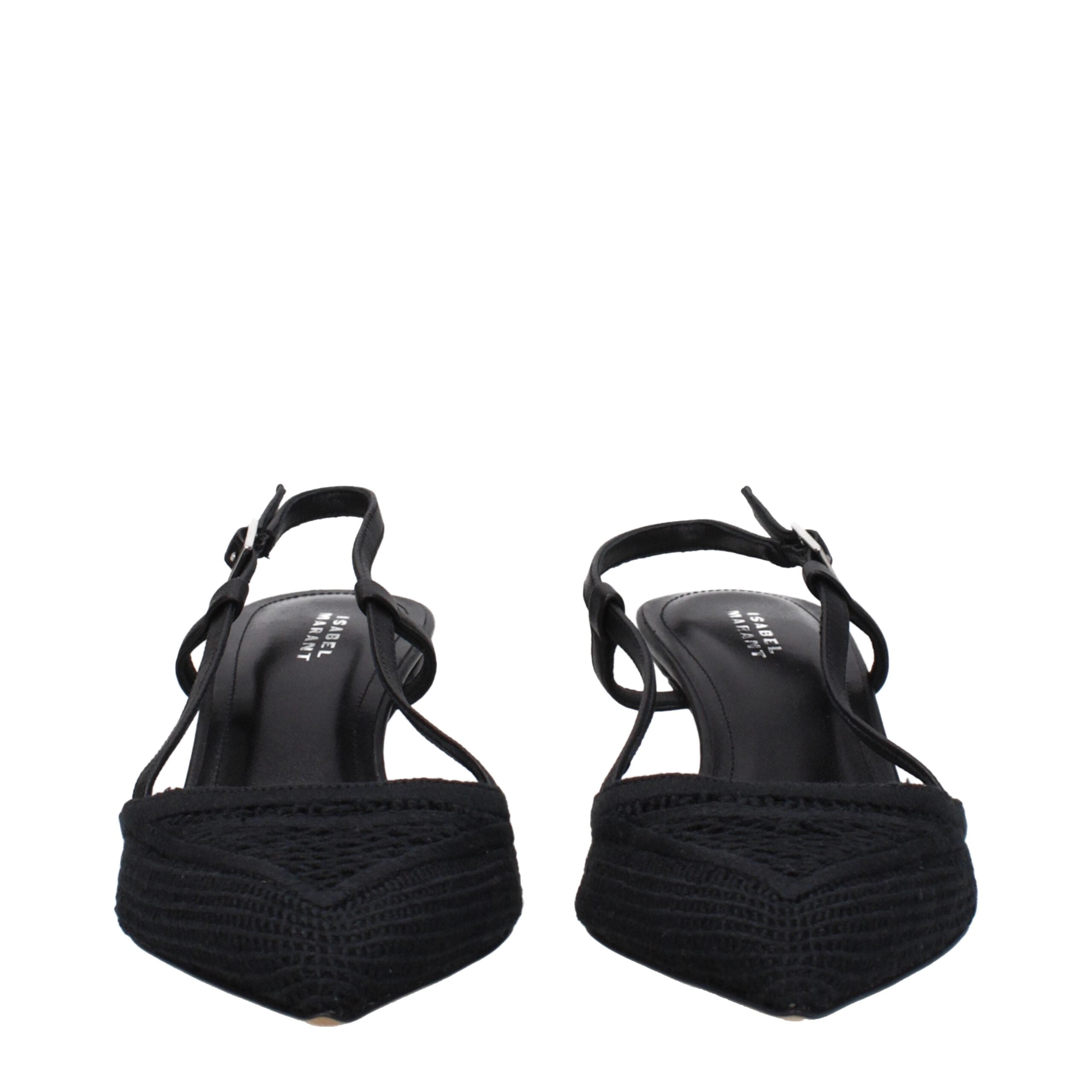 Isabel Marant Black Fabric Mid Heel Women's Pumps