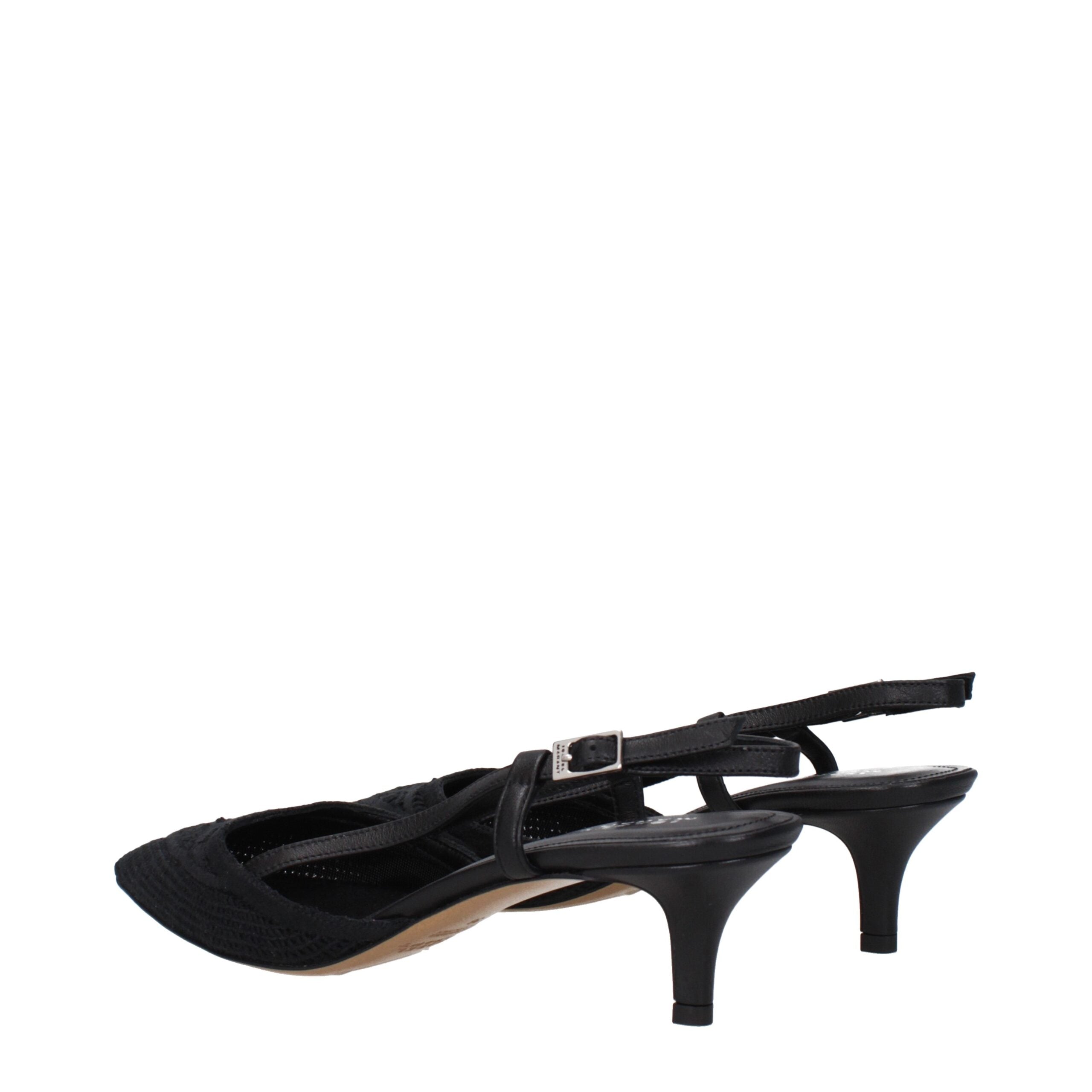 Isabel Marant Black Fabric Mid Heel Women's Pumps
