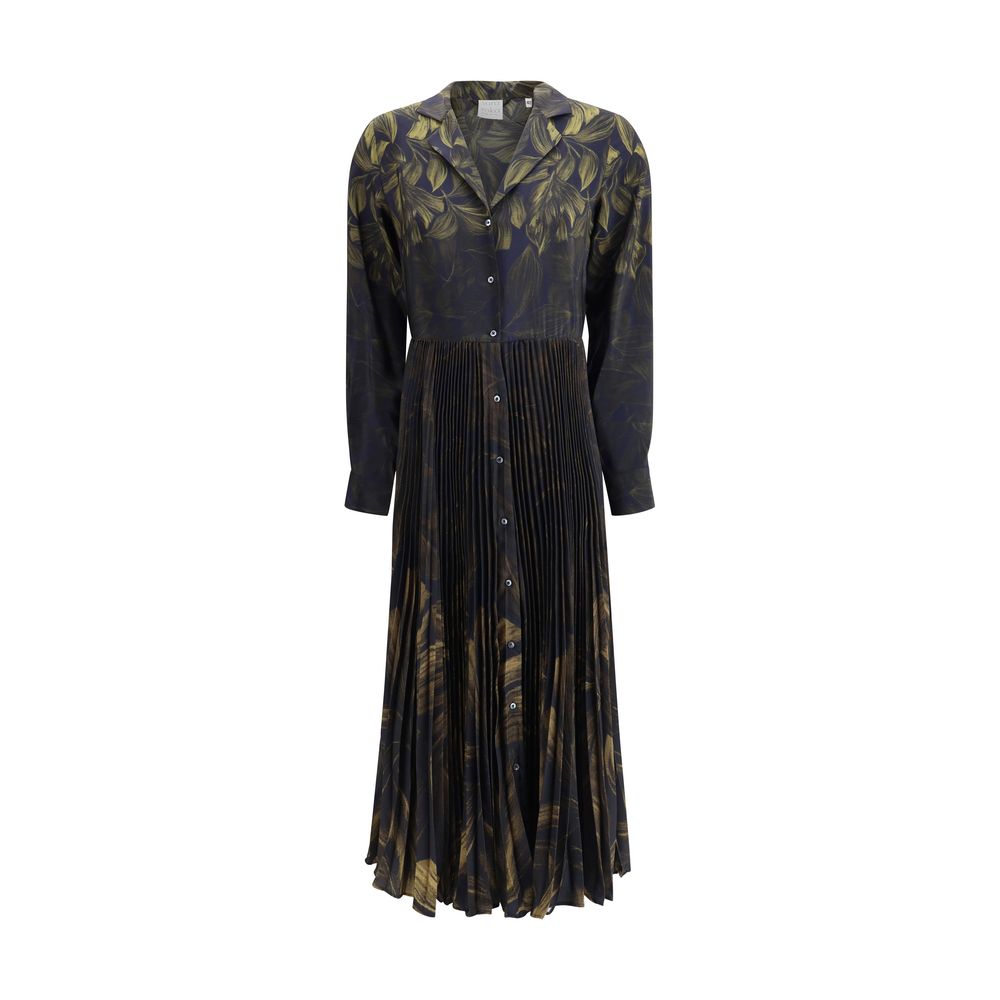 Sara Roka Multicolor Polyester Casual Women's Dress