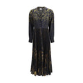 Sara Roka Multicolor Polyester Casual Women's Dress