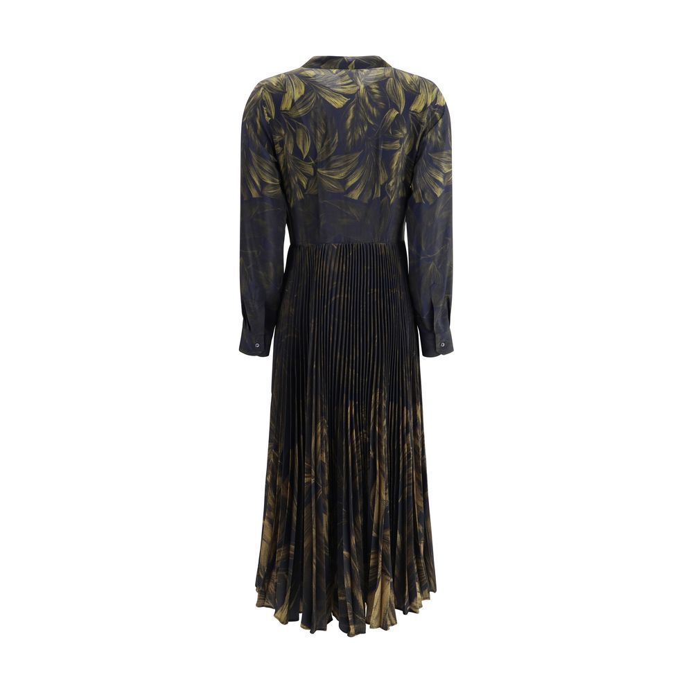 Sara Roka Multicolor Polyester Casual Women's Dress