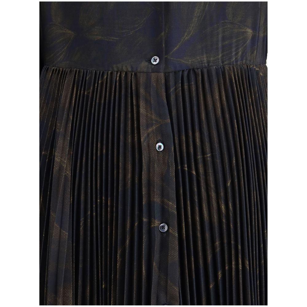 Sara Roka Multicolor Polyester Casual Women's Dress