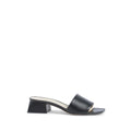 19V69 Italia Green Leather Platform Women's Sandals