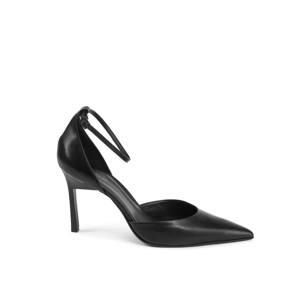 Calvin Klein Black Leather Women's Pumps