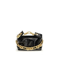 Balmain Black Calf Leather Bos Taurus Shoulder Women's Bag