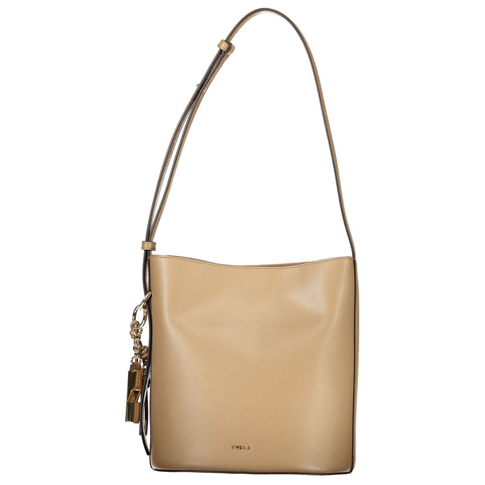 Furla Marrone Leather Woman Bucket Women's Bag