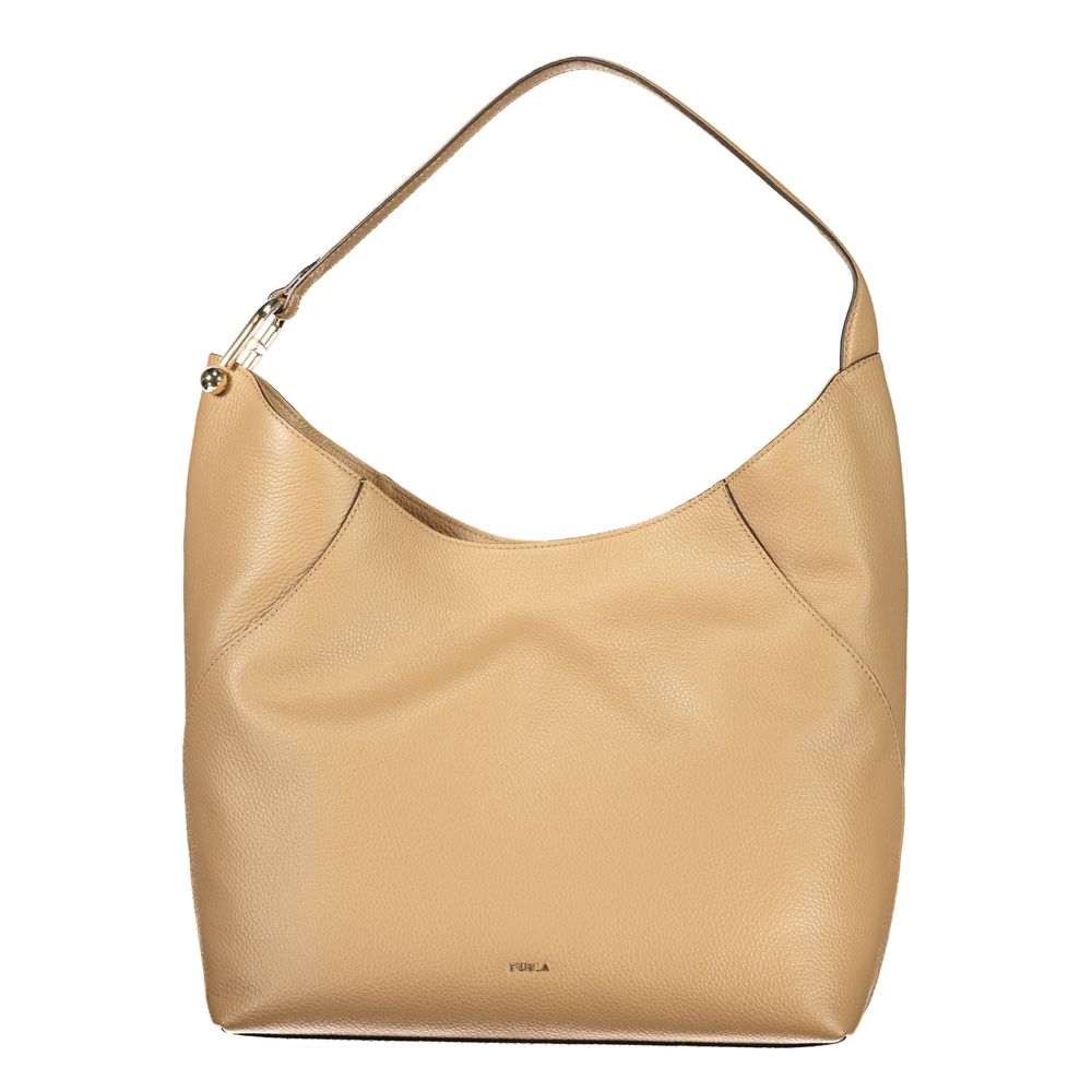 Furla Marrone Leather Women Women's Handbag