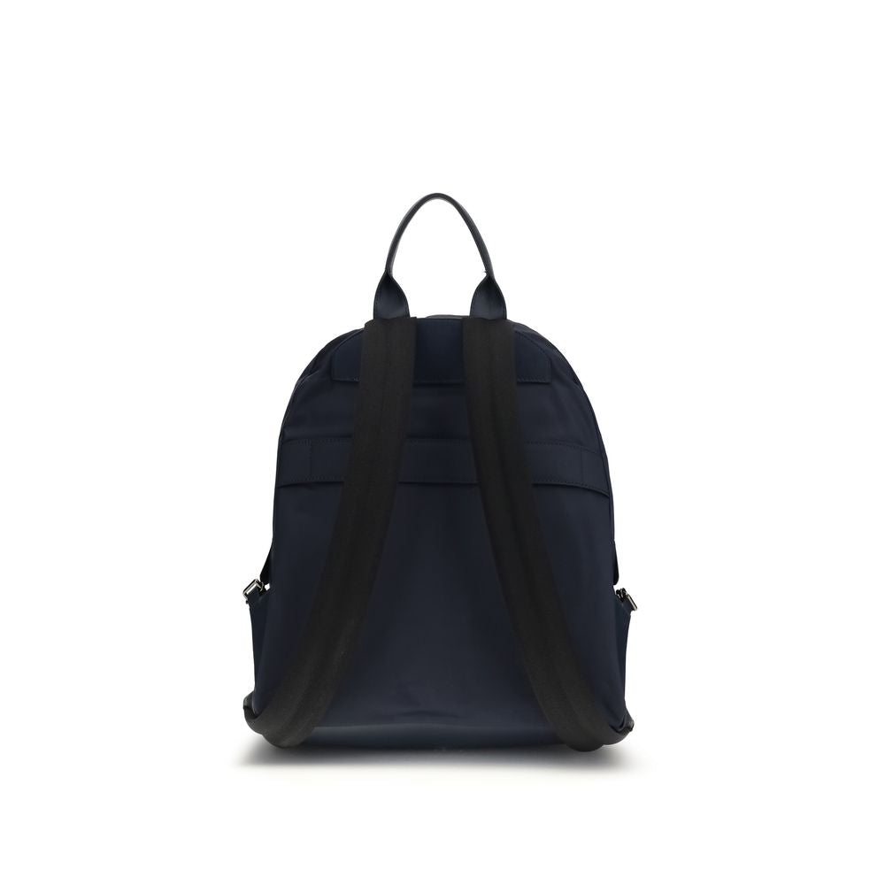 Kiton Blue Nylon Men's Backpack