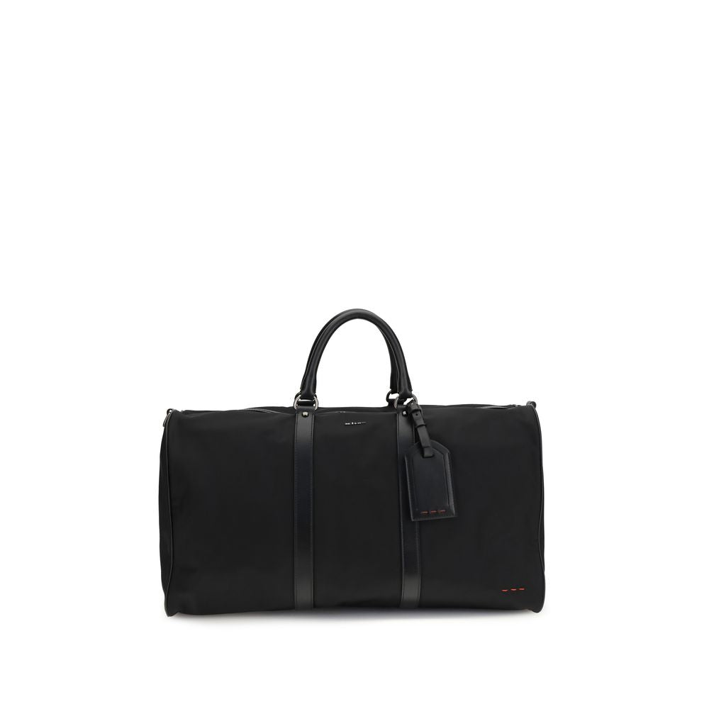 Kiton Black Nylon Luggage And Men's Travel