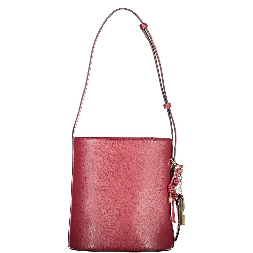 Furla Rosso Leather Woman Bucket Women's Bag
