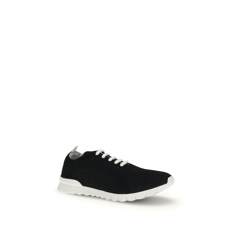 Kiton Black Rubber Athletic Men's Sneakers