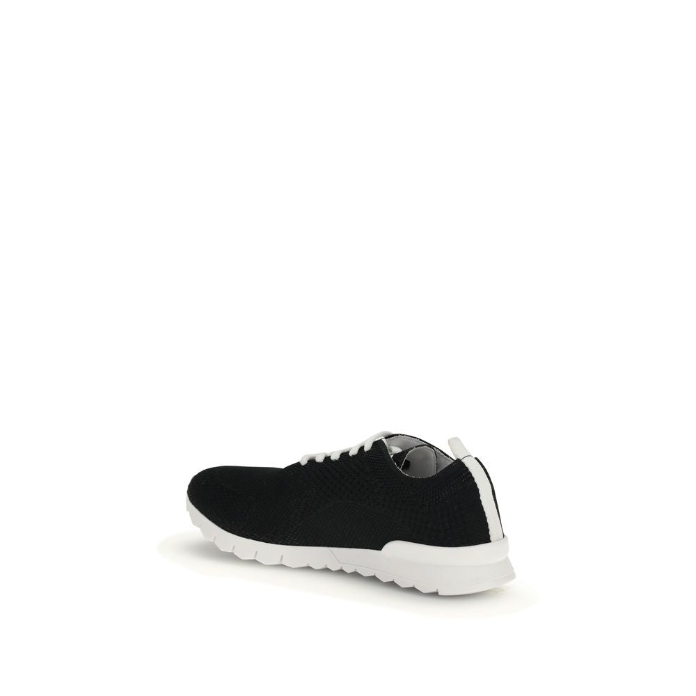Kiton Black Rubber Athletic Men's Sneakers