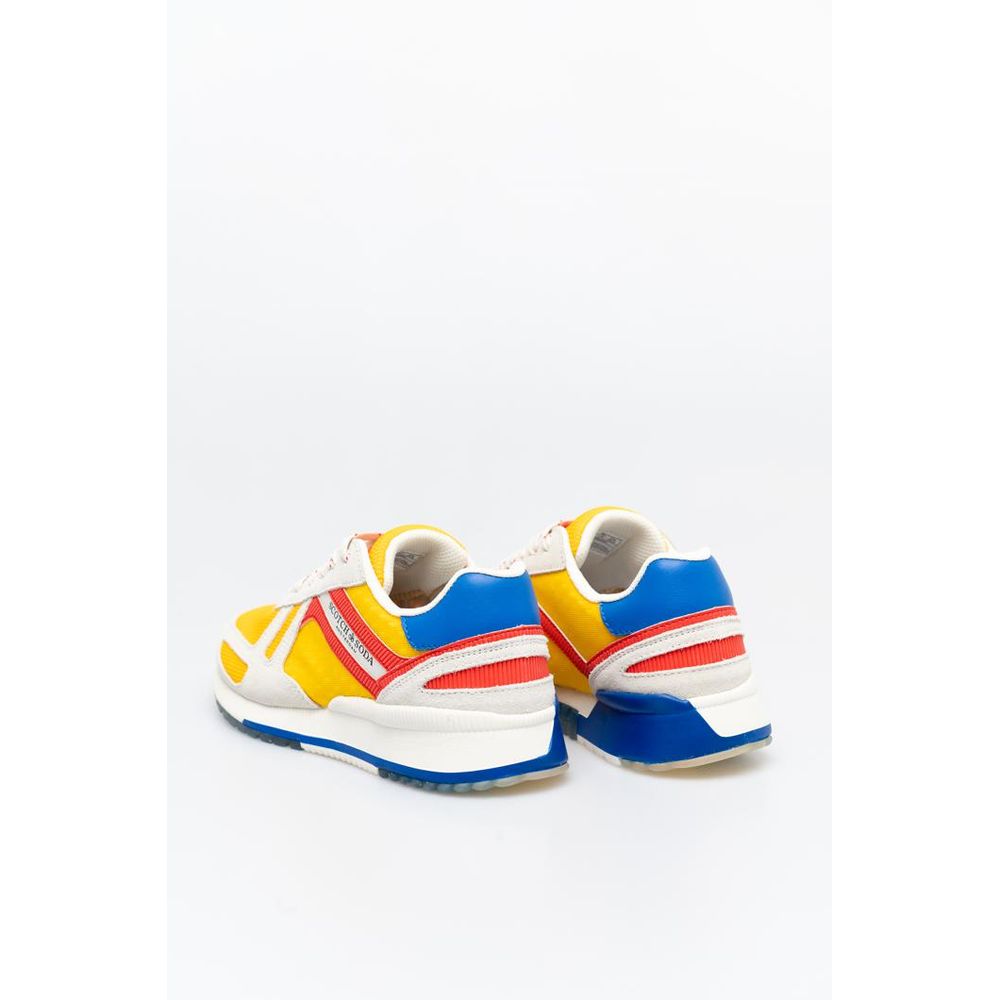 Scotch & Soda Multicolor Leather Athletic Men's Sneakers