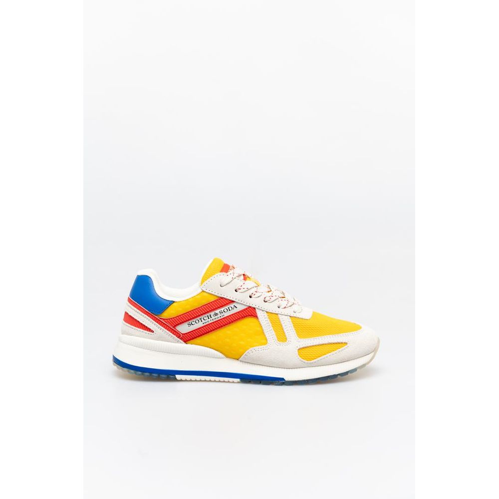 Scotch & Soda Multicolor Leather Athletic Men's Sneakers