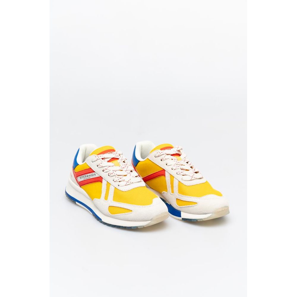 Scotch & Soda Multicolor Leather Athletic Men's Sneakers