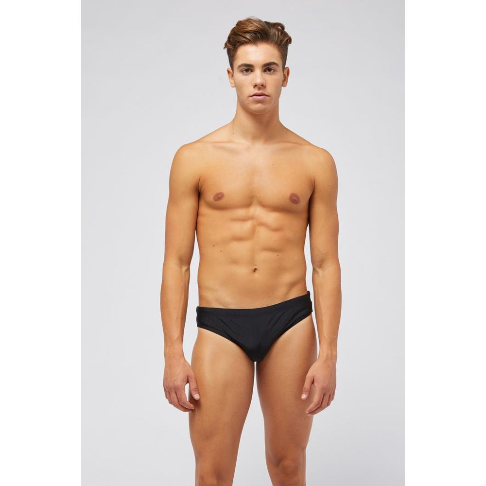 Moschino Black Polyamide Swim Men's Briefs