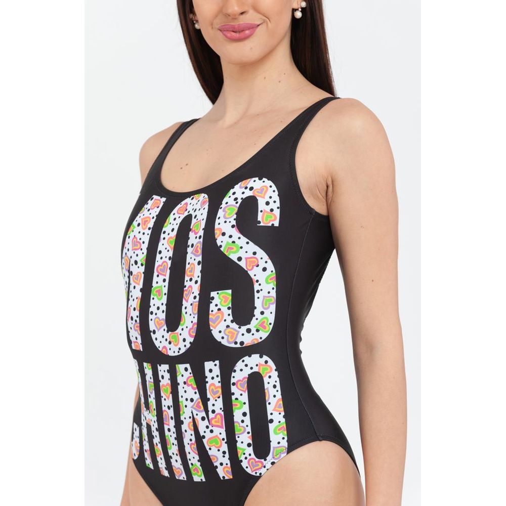 Moschino Black Polyester One-Piece Women's Swimsuit