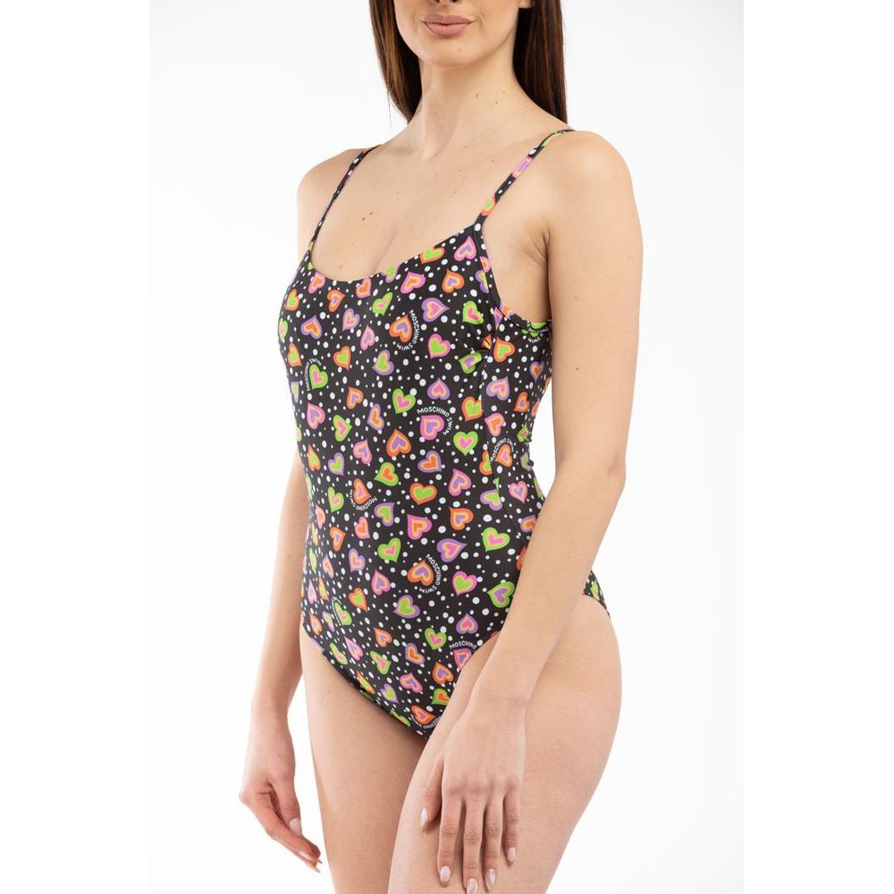 Moschino Black Polyester One-Piece Women's Swimsuit