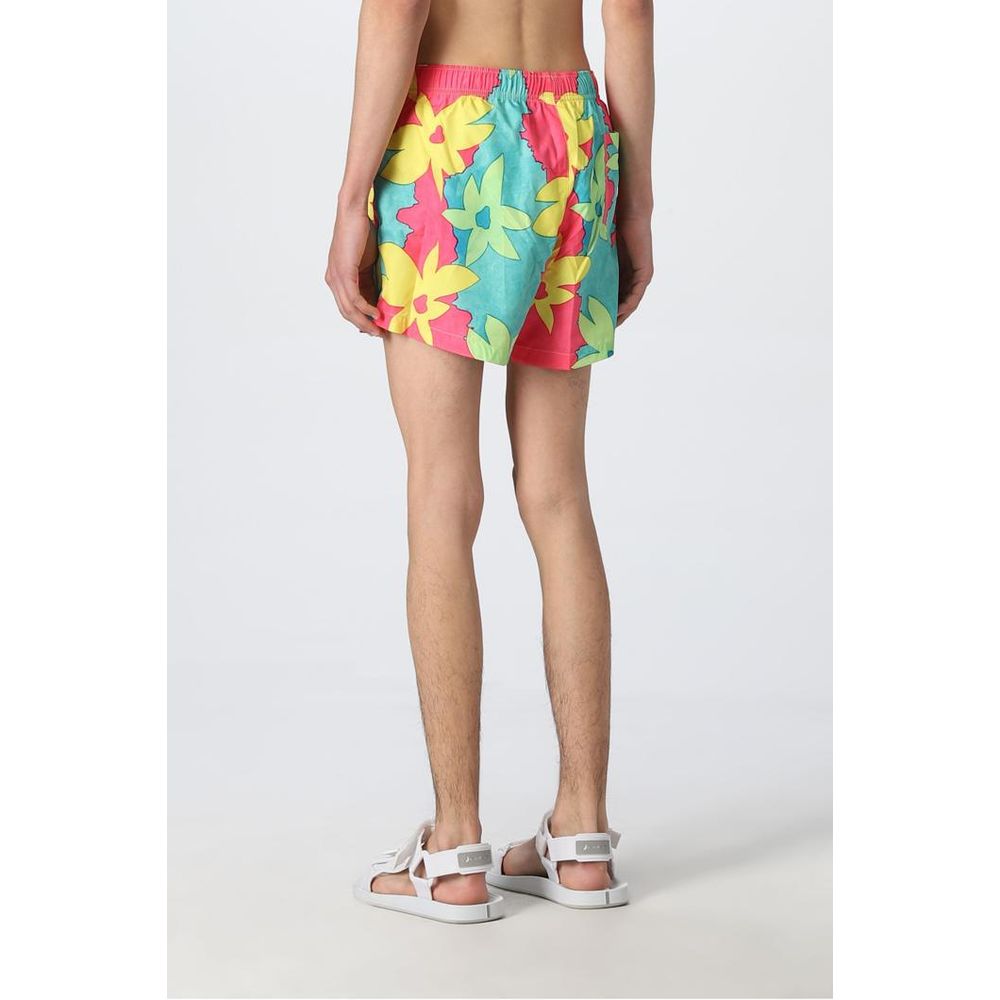 Moschino Multicolor Polyester Swim Men's Shorts