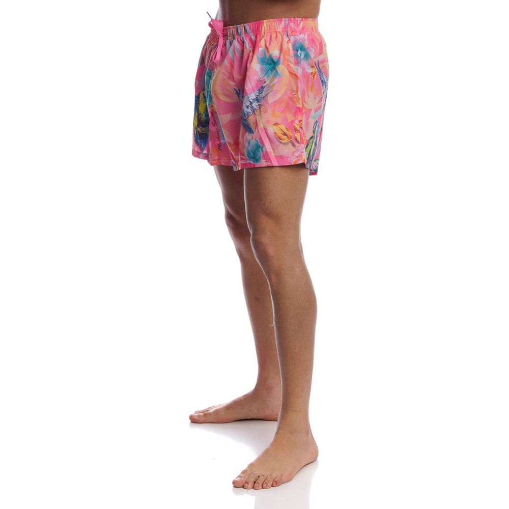 Moschino Multicolor Polyester Swim Men's Shorts