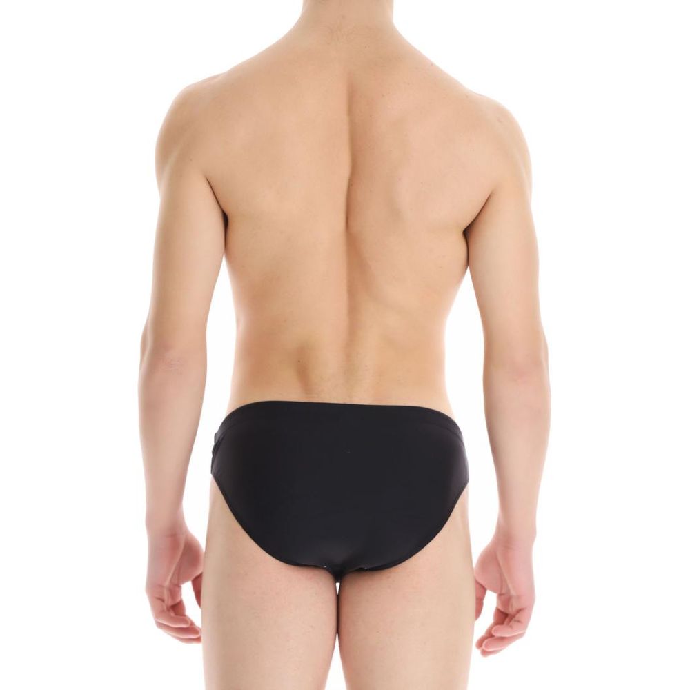 Moschino Black Polyamide Swim Men's Shorts