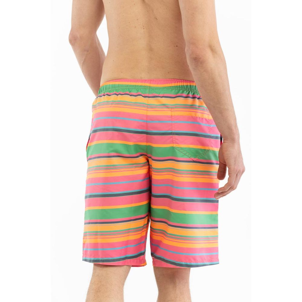 Moschino Multicolor Polyester Swim Men's Shorts