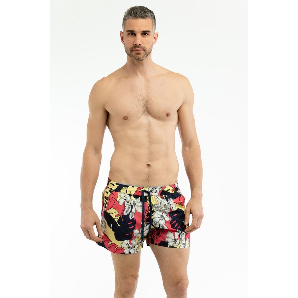 Moschino Multicolor Polyester Swim Men's Shorts