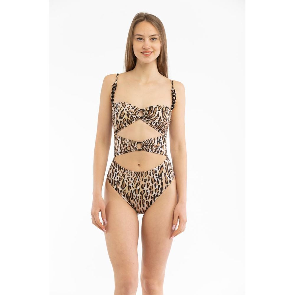 Moschino Multicolor Polyester One-Piece Women's Swimsuit