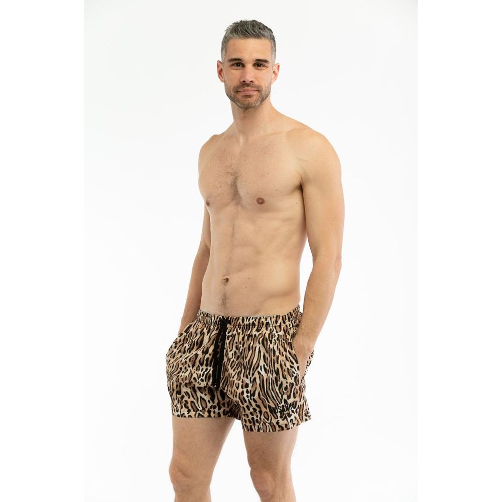 Moschino Multicolor Polyester Swim Men's Shorts