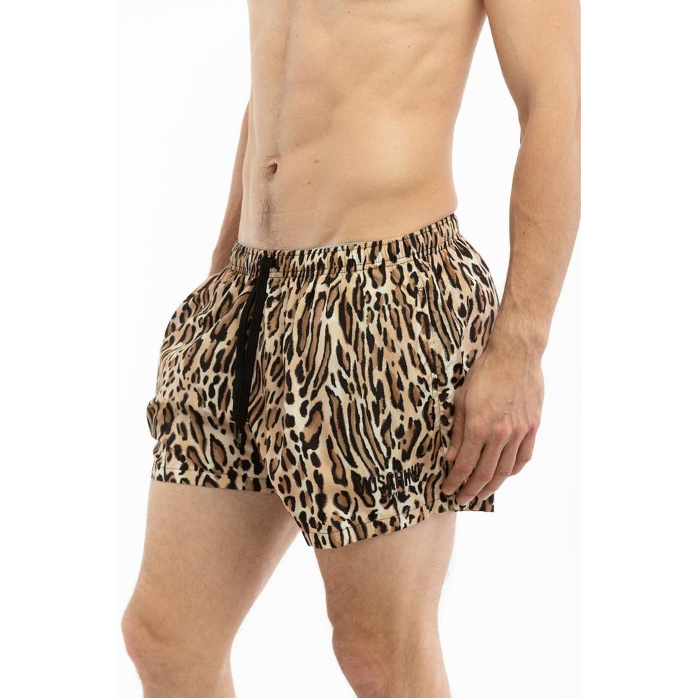 Moschino Multicolor Polyester Swim Men's Shorts
