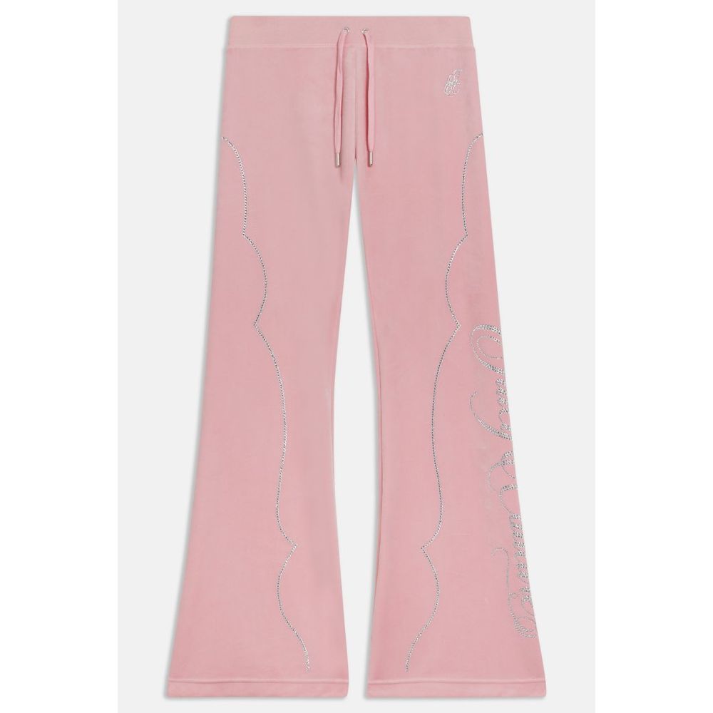 Juicy Couture Pink Polyester Casual Women's Pants