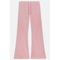 Juicy Couture Pink Polyester Casual Women's Pants